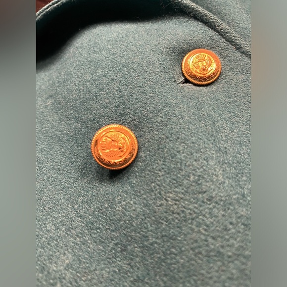 Elegant Teal Women's Coat - Picture 8 of 12